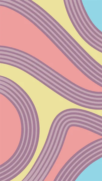 Abstract Background Wavy Twisty Curly Pattern — Stockvektor