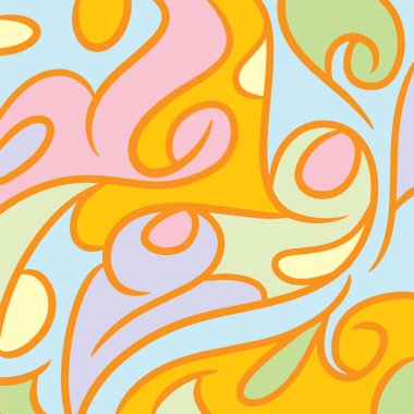 Dalgalı ve kıvrımlı kıvrımlı desenli soyut arkaplan