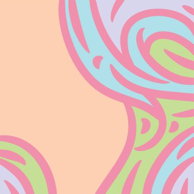 Dalgalı ve kıvrımlı kıvrımlı desenli soyut arkaplan