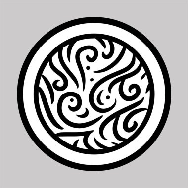 kıvrımlı ve dalgalı desenli soyut arkaplan