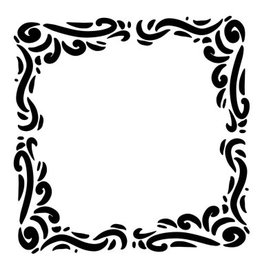 Etnik süslemeli fotoğraf çerçevesi