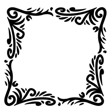 Etnik süslemeli fotoğraf çerçevesi