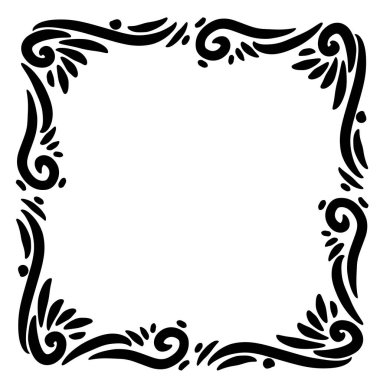 Etnik süslemeli fotoğraf çerçevesi