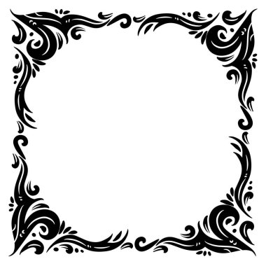 Etnik süslemeli fotoğraf çerçevesi