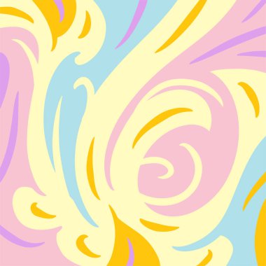 kıvrımlı ve dalgalı desenli soyut arkaplan