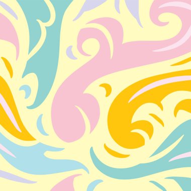 kıvrımlı ve dalgalı desenli soyut arkaplan