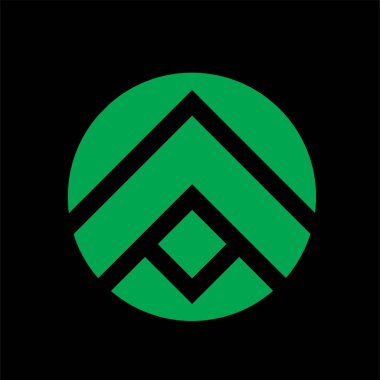 Monogram şifreleme sembolü logo Basit logo vektör simgesi