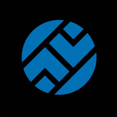 Monogram şifreleme sembolü logo Basit logo vektör simgesi