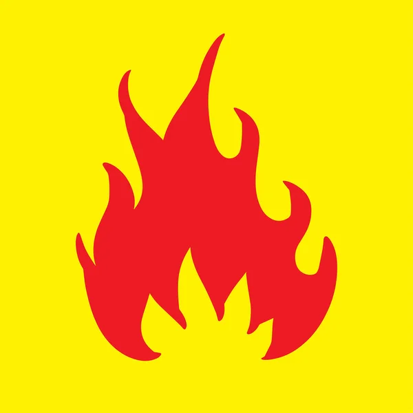 Векторная Иконка Пожарной Опасности — стоковый вектор