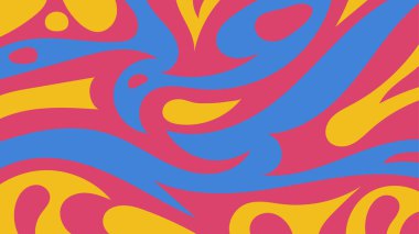 Geleneksel batik şablonda sunulan soyut arkaplan