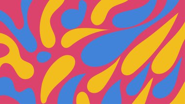 Geleneksel batik şablonda sunulan soyut arkaplan