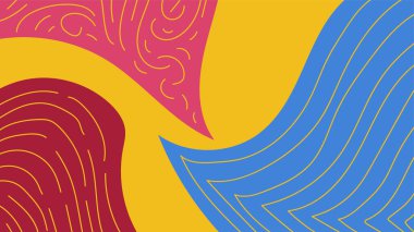 Geleneksel batik şablonda sunulan soyut arkaplan