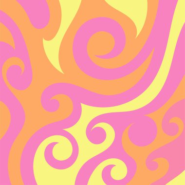 Geleneksel batik şablonda sunulan soyut arkaplan