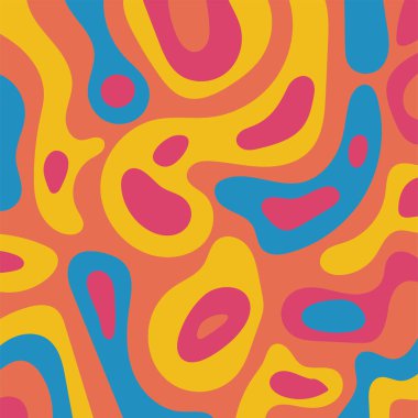 Geleneksel batik şablonda sunulan soyut arkaplan