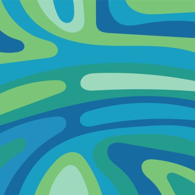 Geleneksel batik şablonda sunulan soyut arkaplan