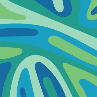 Geleneksel batik şablonda sunulan soyut arkaplan