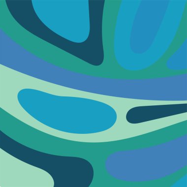 Geleneksel batik şablonda sunulan soyut arkaplan