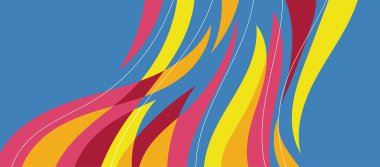 Geleneksel batik şablonda sunulan soyut arkaplan