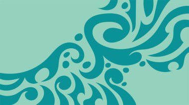 Geleneksel batik şablon vektör sıvı ve sıvıyla sunulan soyut arkaplan