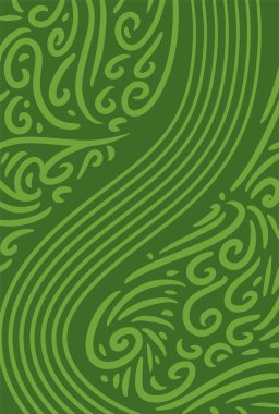 Geleneksel batik şablon vektör sıvı ve sıvıyla sunulan soyut arkaplan