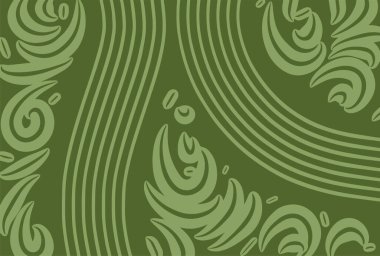 Geleneksel batik şablon vektör sıvı ve sıvıyla sunulan soyut arkaplan