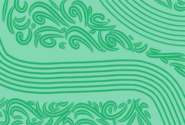 Geleneksel batik şablon vektör sıvı ve sıvıyla sunulan soyut arkaplan