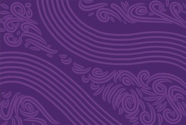 Geleneksel batik şablon vektör sıvı ve sıvıyla sunulan soyut arkaplan