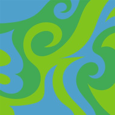 Geleneksel batik şablon vektör sıvı ve sıvıyla sunulan soyut arkaplan