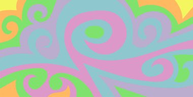 Vektör renkli sıvı ve akışkan soyut arkaplan. Geleneksel batik şablonda sunulan soyut arkaplan