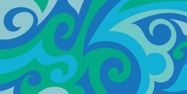 Vektör renkli sıvı ve akışkan soyut arkaplan. Geleneksel batik şablonda sunulan soyut arkaplan