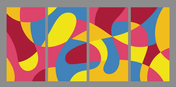 Vecteur Liquide Coloré Fond Abstrait Fluide Contexte Abstrait Présenté Dans — Image vectorielle