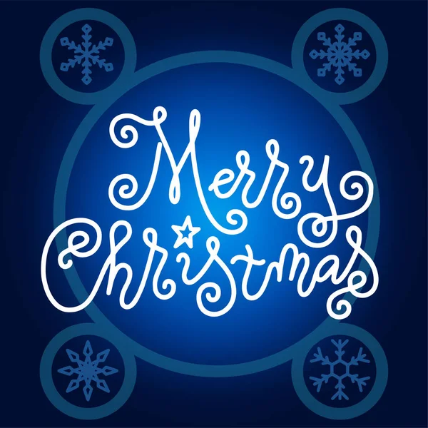 Merry Christmas Greetings Card Design Vector Art — Stock Vector