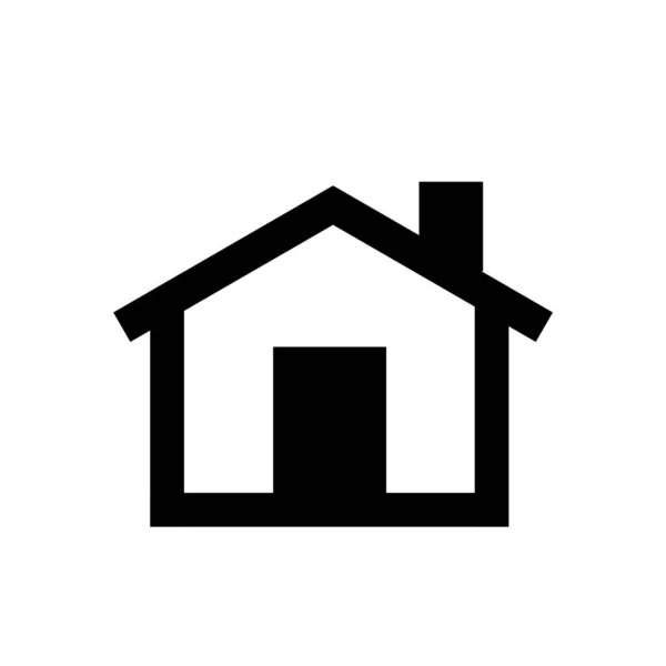 Icono Vivienda Simple Desarrollador Casa Logo Vector Arte — Vector de stock