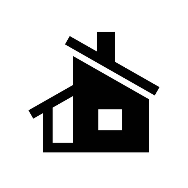 Icono Vivienda Simple Desarrollador Casa Logo Vector Arte — Vector de stock