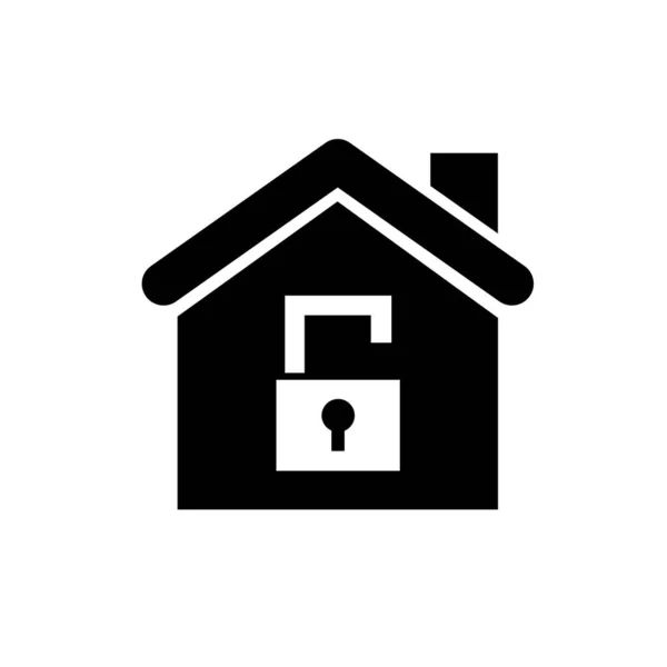 Simple Housing Icon Home Developer Logo Vector Art — ストックベクタ