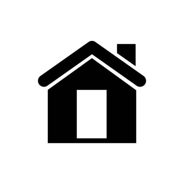 Icono Vivienda Simple Desarrollador Casa Logo Vector Arte — Vector de stock