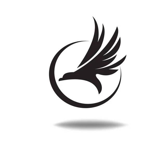 Illustration Oiseau Stylisé Logo Symbole Oiseau — Image vectorielle