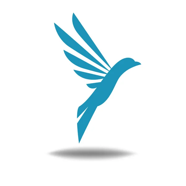 Stilisierte Vogeldarstellung Vogel Logo Oder Symbol — Stockvektor