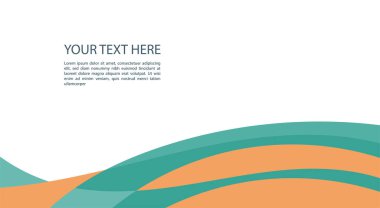 slayt sunumu arkaplanı renk dalga süsü ve kopyalama alanı.