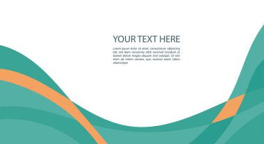 slayt sunumu arkaplanı renk dalga süsü ve kopyalama alanı.