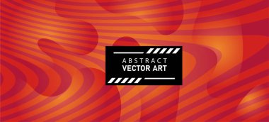 Dalgalı ve soyut kütle şekilli eğri vektör bileşimine sahip geometrik arkaplan.