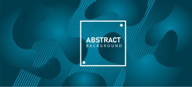 Dalgalı ve soyut kütle şekilli eğri vektör bileşimine sahip geometrik arkaplan.