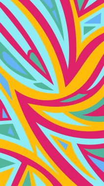 Akan eğrilerle soyut arkaplan