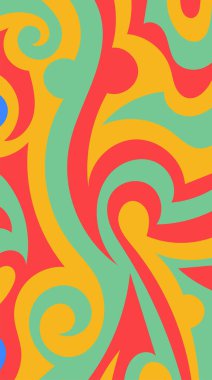 girdapları ve eğrileri olan soyut dikey arkaplan