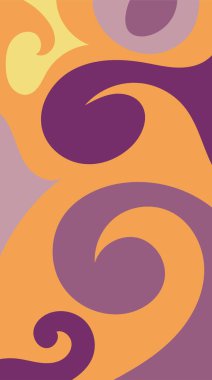 girdapları ve eğrileri olan soyut dikey arkaplan