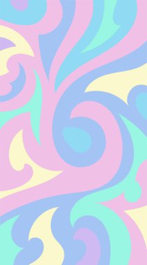 girdapları ve eğrileri olan soyut dikey arkaplan