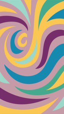 girdapları ve eğrileri olan soyut dikey arkaplan