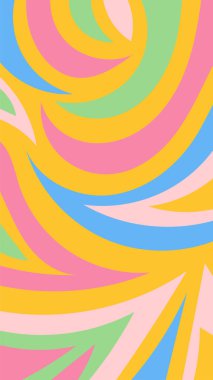 Sallanan eğriler ile soyut arkaplan.