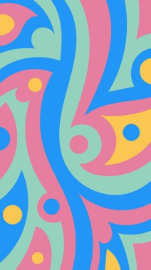 girdapları ve eğrileri olan soyut dikey arkaplan