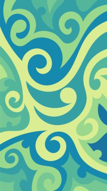 girdapları ve eğrileri olan soyut dikey arkaplan